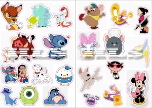 HLS 15 cm Disney Gloss Stickers for Notebooks ,Diary, Laptop Mobile  multicolor stickers Self Adhesive Sticker Price in India - Buy HLS 15 cm  Disney Gloss Stickers for Notebooks ,Diary, Laptop Mobile