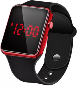 For Boys Girls Digital Led Red Metal glaas new trending watch Digital Watch Online at Best Prices in India Flipkart