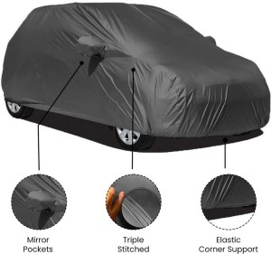 Premium Quality Dustproof Car / Four Wheeler Cover For Maruti Celerio (Grey  Colour, Without Mirror Pocket, 2X2)