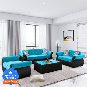 Aqua blue outlet sofa set