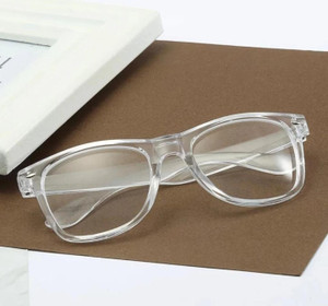 Clear hot sale wayfarer sunglasses