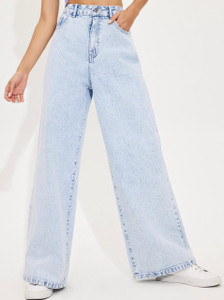 FAST TRAIN Flared Women Blue Jeans Buy FAST TRAIN Flared Women