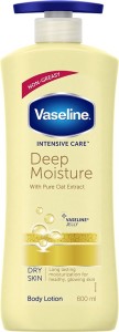 Vaseline Intensive Care Deep Moisture Body Lotion with Pure Oat Extract