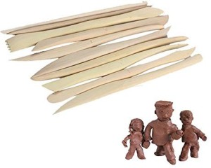 CHROME 5Pcs Wooden Polymer Clay Tools Clay Sculpting Tool Multi