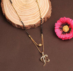 Mangalsutra with alphabet sale