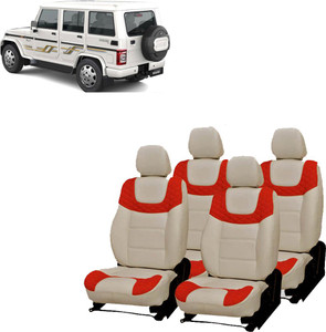 AutoSafe Leather Car Seat Cover For Mahindra Bolero 7S Price in