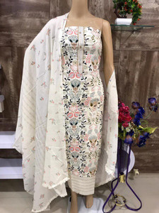 JENSUITS Cotton Blend Floral Print Printed Salwar Suit Material Price in India Buy JENSUITS Cotton Blend Floral Print Printed Salwar Suit Material online at Flipkart