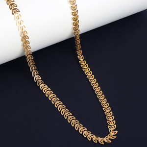 ISHANVI CREATION Gold Plated Plated Brass Chain necklace chain