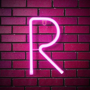 Neon letters on sale for wall