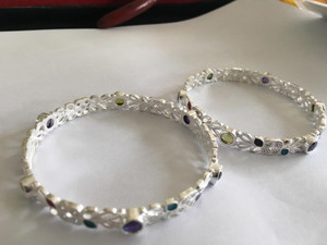 Silver chudiyan best sale price