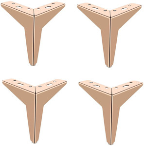 Rose gold best sale furniture legs