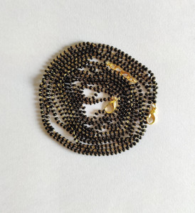 Small black cheap beads mangalsutra