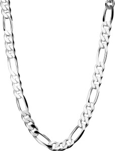 3mm figaro chain 2025 silver