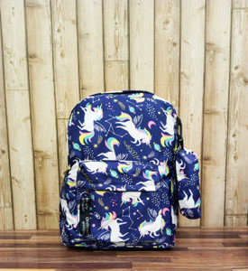 Blue unicorn backpack online