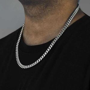 Boys silver chain design store