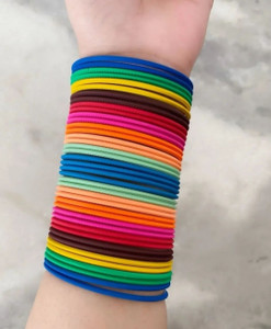 Rainbow discount colour bangles