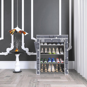 Flipkart Perfect Homes Studio Awesome box Print 4 Layer For Home And Kids Shoe Stand Metal Shoe Stand Price in India Buy Flipkart Perfect Homes Studio Awesome box Print 4 Layer