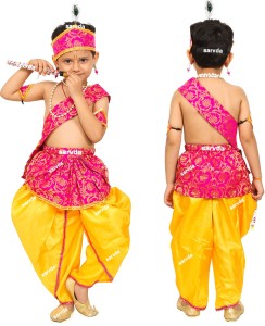 sarvda Krishna dress for Kids | Kanha dress for boys Girls | Little Baby Krishna for Kids Costume Wear