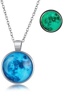 Light up cheap moon necklace