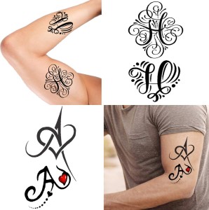 Buy Silhouette Heart Anchor Temporary Tattoo  Small Beach Wrist Online in  India  Etsy