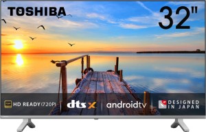 TOSHIBA V35KP 80 cm (32 inch) HD Ready LED Smart Android TV with DTS Virtual X (2022 Model)(32V35KP)