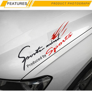 Car front 2025 bonnet stickers