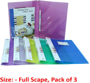 Flipkart SAGA PP Full Scape Size Deluxe Clip File Folder