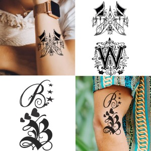 1,294 V Letter Tattoo Design Images, Stock Photos & Vectors | Shutterstock