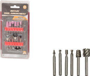Digital Craft 12Pc Rotary Tools Set 6Pc HSS Rotary Burs Set 12Pc