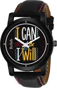 RELish RE BB8266 Motivational Quote Black Analog Watch Flipkart