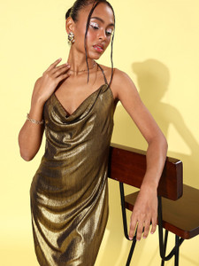 Antique gold hot sale dress