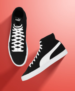 Puma high tops mens pink best sale