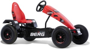 BERG Pedal Go kart Red for Kids and Adults Ride on with 360 Degree