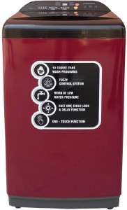 Feltron 8 kg Fully Automatic Top Load Red, Black(FIPL80GLFATL)