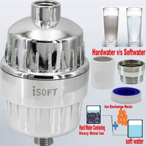 iSOFT SF-15-iSoft-PRO Hard Water Shower Tap Filter 15 Stage Hard