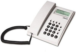 beetel m51 corded landline phone(light grey)