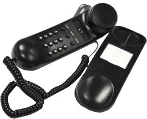 beetel b25 corded landline phone(black)