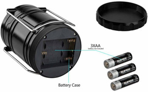 Trioflextech Black Plastic Lantern