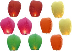 Balloonistics Multicolor Paper Sky Lantern