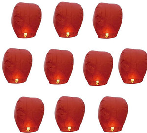 Santa Stores Chinese Red Paper Sky Lantern