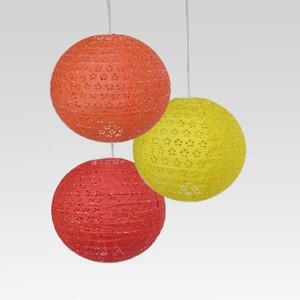 Dhol Dhamaka Red, Yellow, Orange Paper Lantern