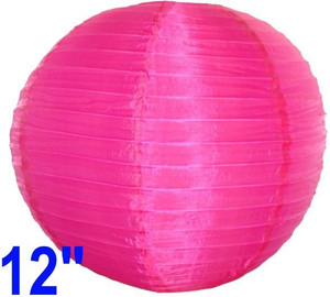 Funcart Pink Polyester Lantern