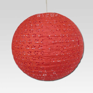 Christmas Tree Shops Red Paper Lantern