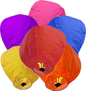 AOC Multicolor Paper Sky Lantern