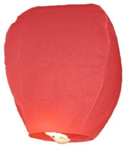 DholDhamaka Red Paper Sky Lantern