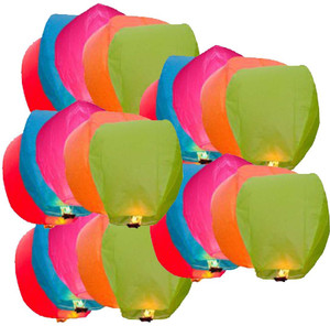 AOC Multicolor Paper Sky Lantern