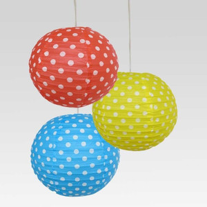 Christmas Tree Shops Multicolor Paper Lantern