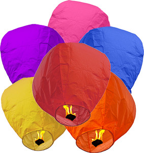 skycandle.in Multicolor Paper Lantern