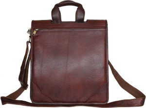 LEATHER COLLECTION 13 inch Laptop Messenger Bag