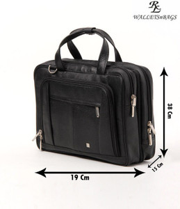 Walletsnbags 15 inch Expandable Laptop Messenger Bag